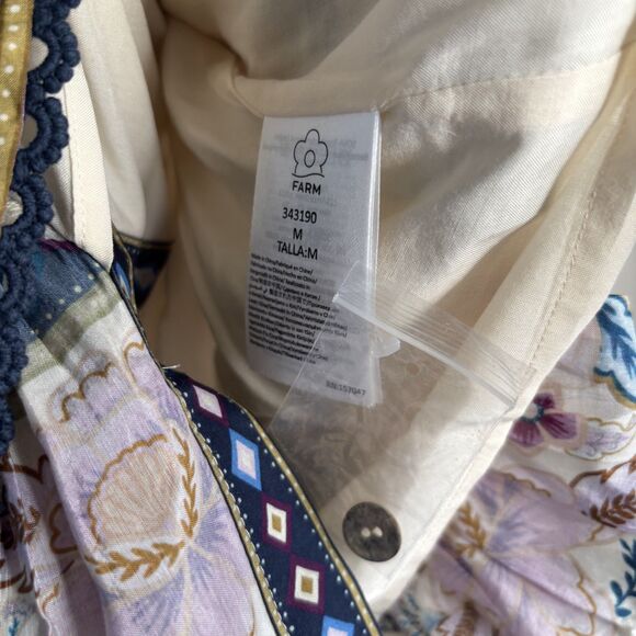 Farm Rio Superbloom Tapestry Puff Mini Dress - Picture 3 of 7
